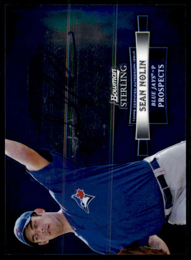 Sean Nolin Card 2012 Bowman Sterling Prospect Autographs #SN  Image 1