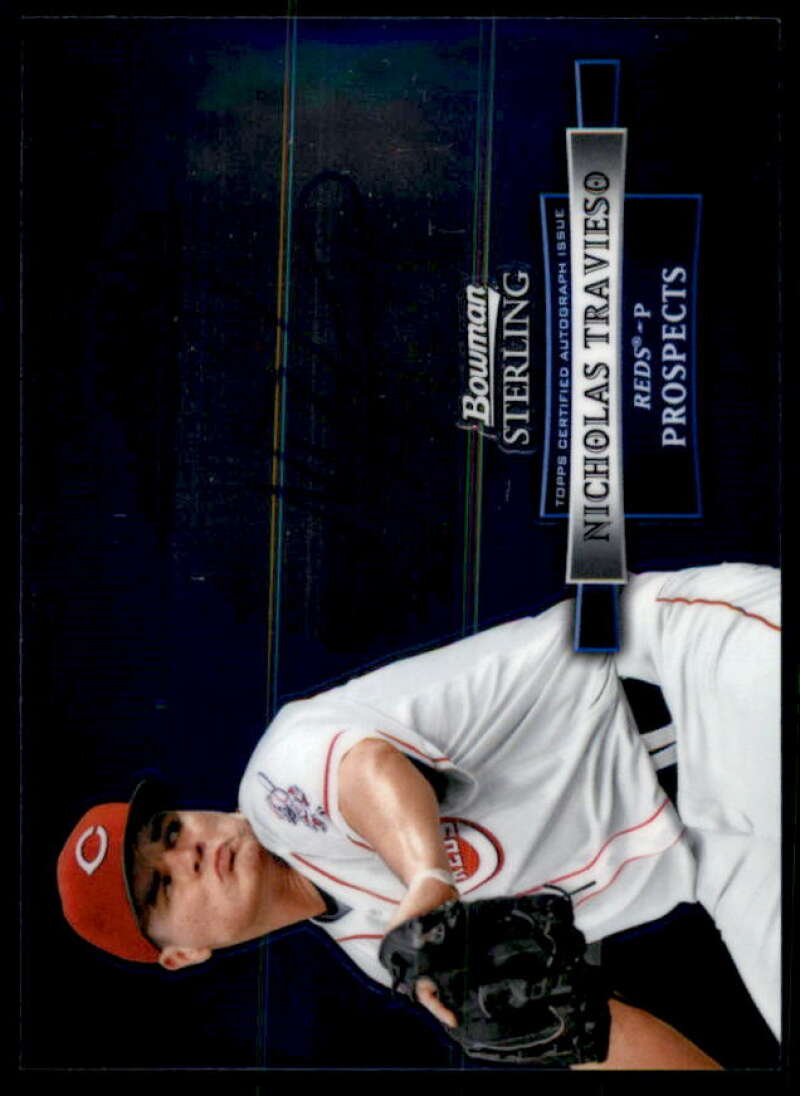 Nicholas Travieso Card 2012 Bowman Sterling Prospect Autographs #NT  Image 1