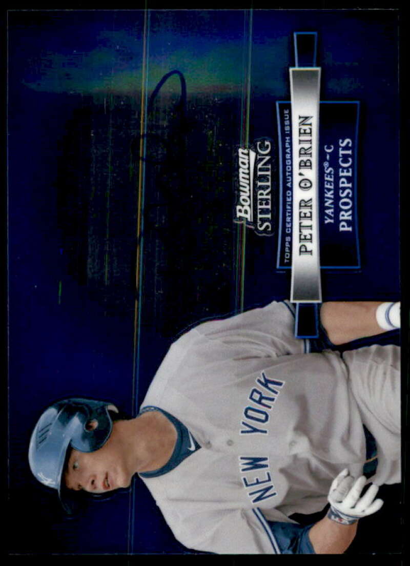 Peter O'Brien Card 2012 Bowman Sterling Prospect Autographs #PO  Image 1