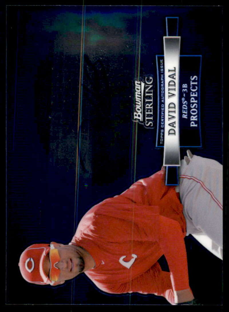 David Vidal Card 2012 Bowman Sterling Prospect Autographs #DV  Image 1
