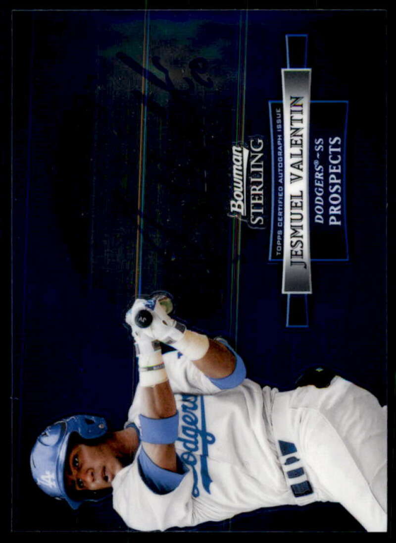Jesmuel Valentin Card 2012 Bowman Sterling Prospect Autographs #JV  Image 1