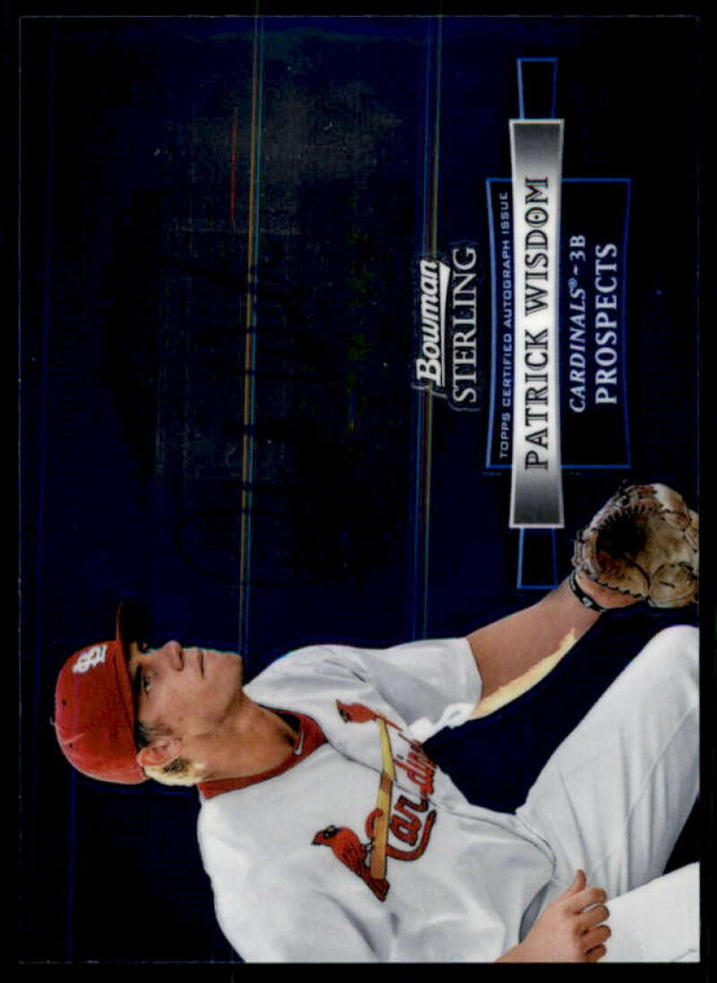 Patrick Wisdom Card 2012 Bowman Sterling Prospect Autographs #PW  Image 1