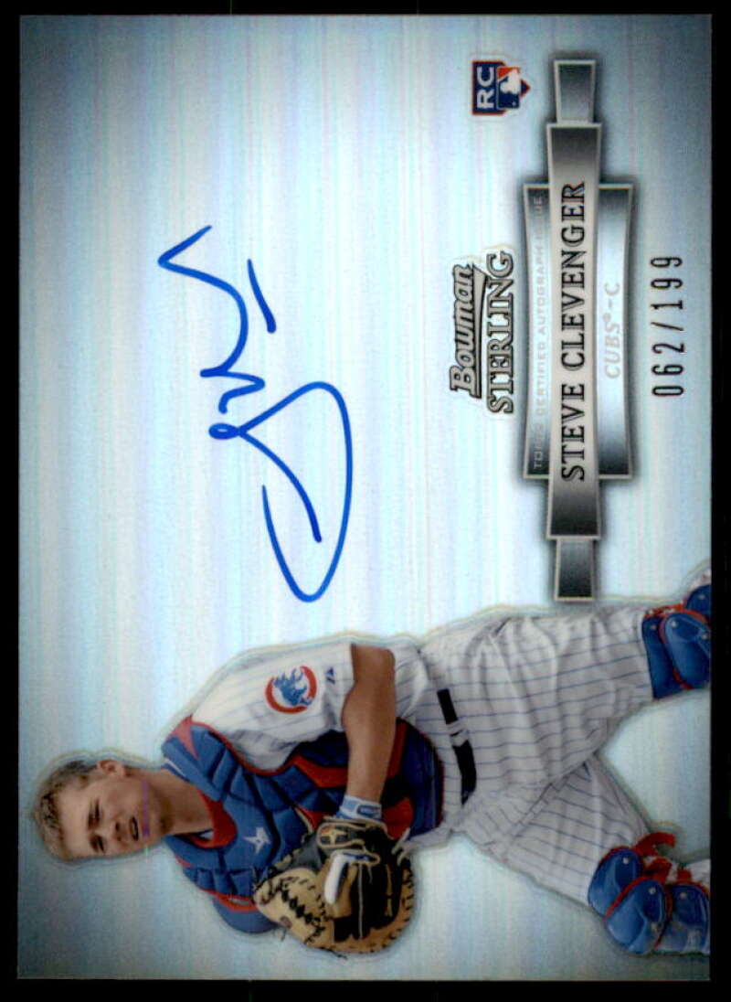 Steve Clevenger 2012 Bowman Sterling Rookie Autographs Refractors #SC  Image 1