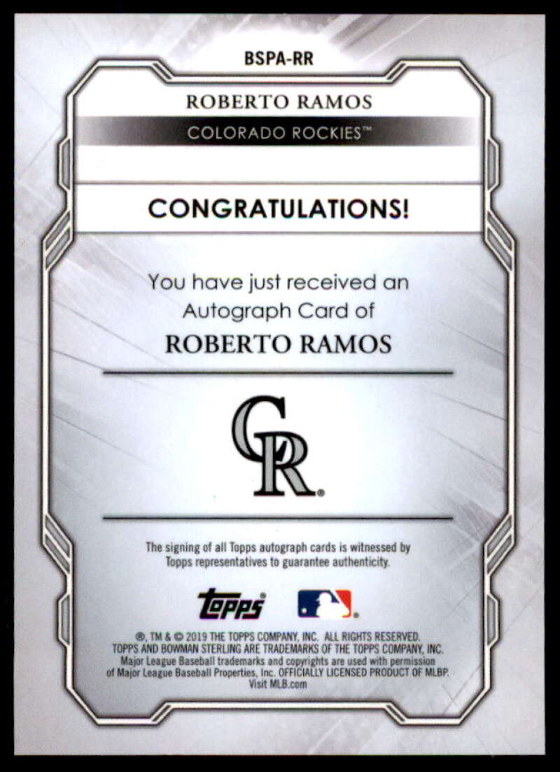 Rylan Bannon Card 2019 Bowman Sterling Prospect Autographs #BSPARB  Image 2