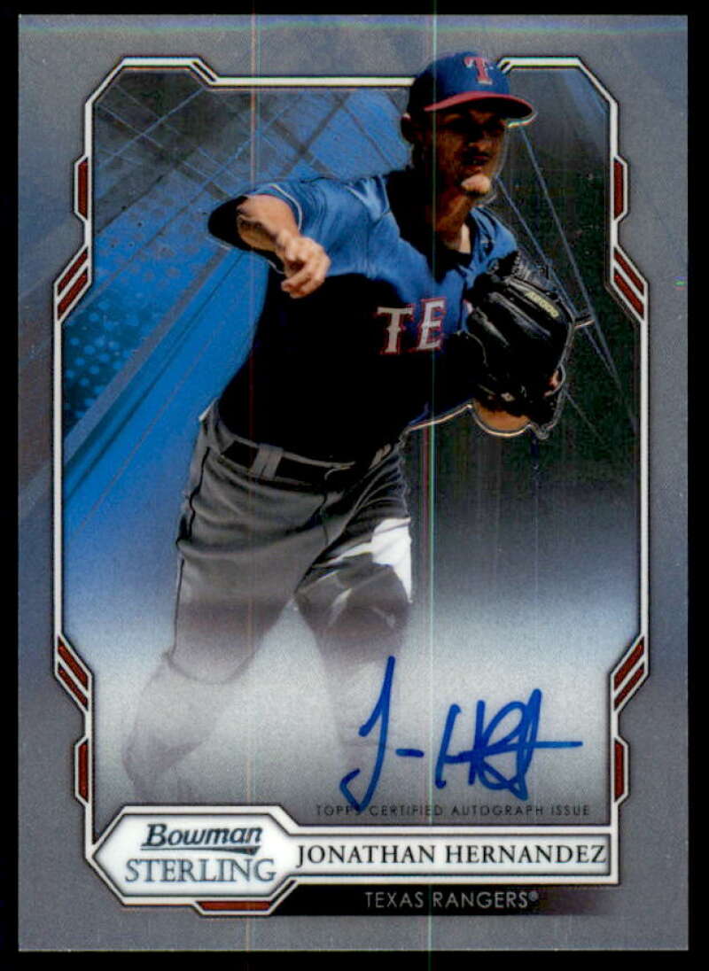 Jonathan Hernandez 2019 Bowman Sterling Prospect Autographs #BSPAJH  Image 1
