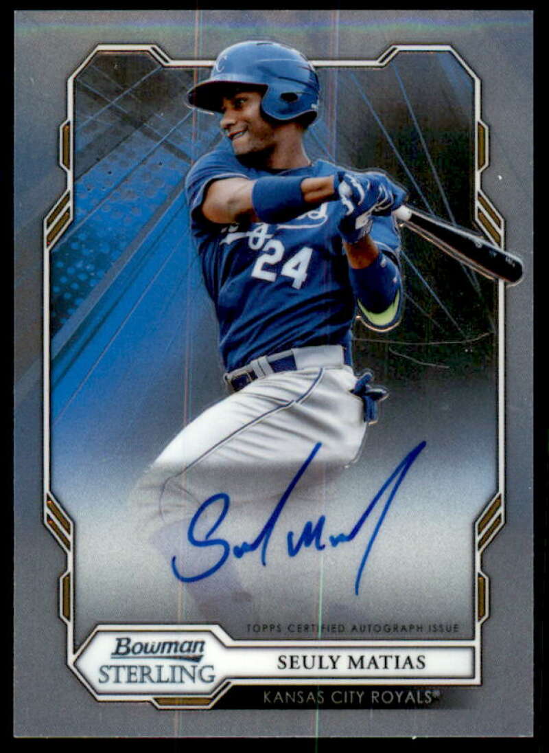 Seuly Matias Card 2019 Bowman Sterling Prospect Autographs #BSPASM  Image 1