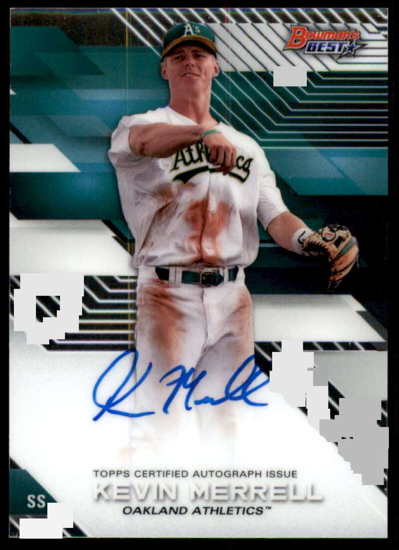 Kevin Merrell Card 2017 Bowman's Best Best of '17 Autographs #B17KME  Image 1