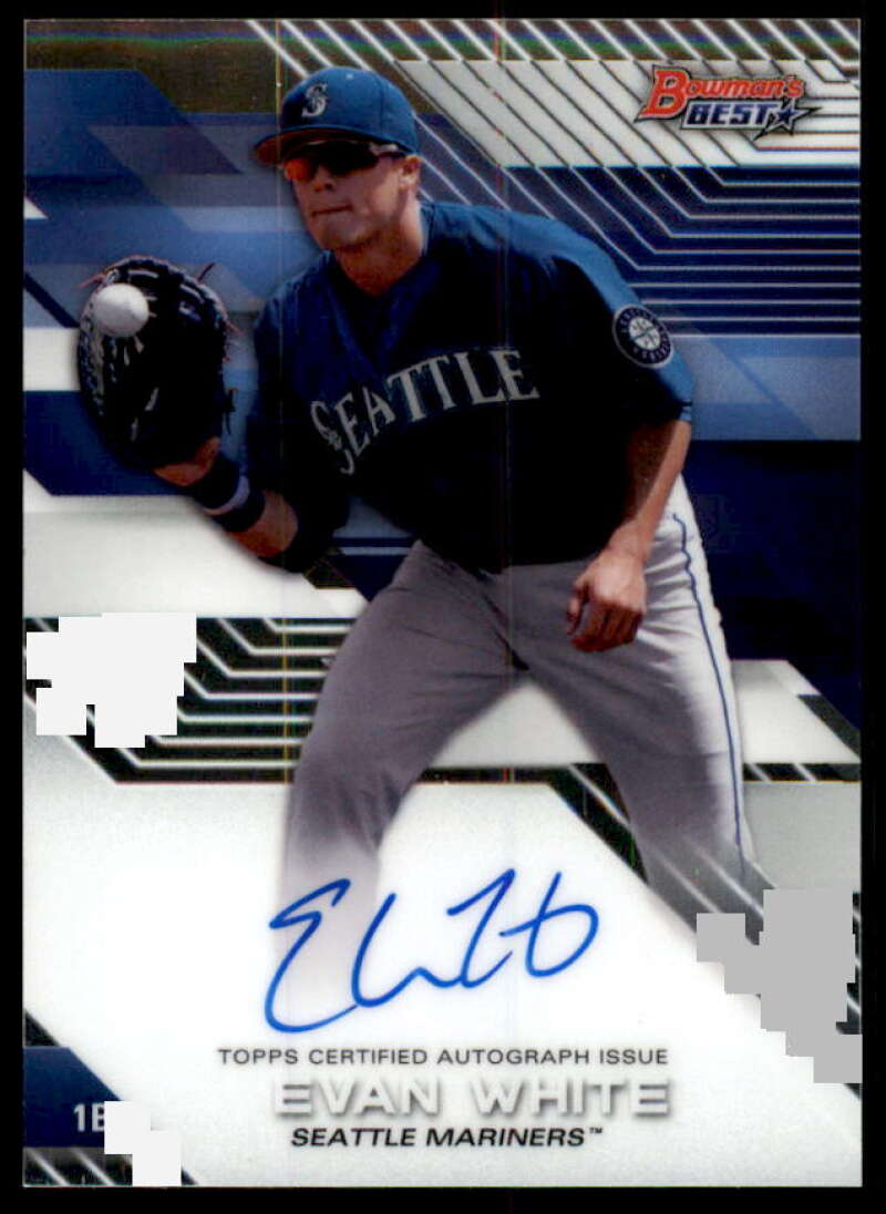 Evan White Card 2017 Bowman's Best Best of '17 Autographs #B17EW  Image 1