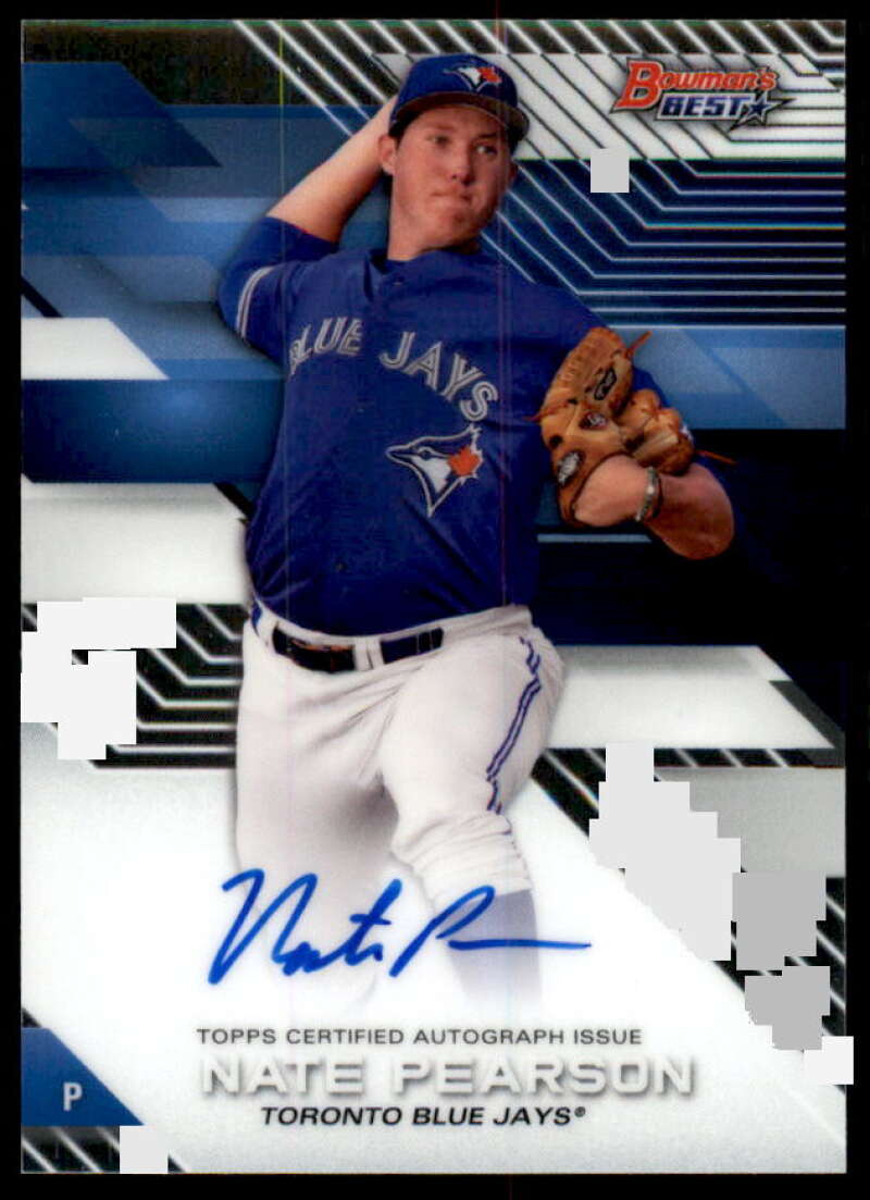 Nate Pearson Card 2017 Bowman's Best Best of '17 Autographs #B17NPE  Image 1