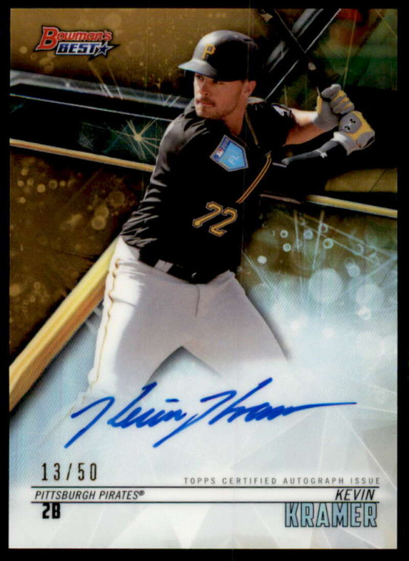 Kevin Kramer 2018 Bowman's Best Best of '18 Auto Gold Refractors #B18KK  Image 1