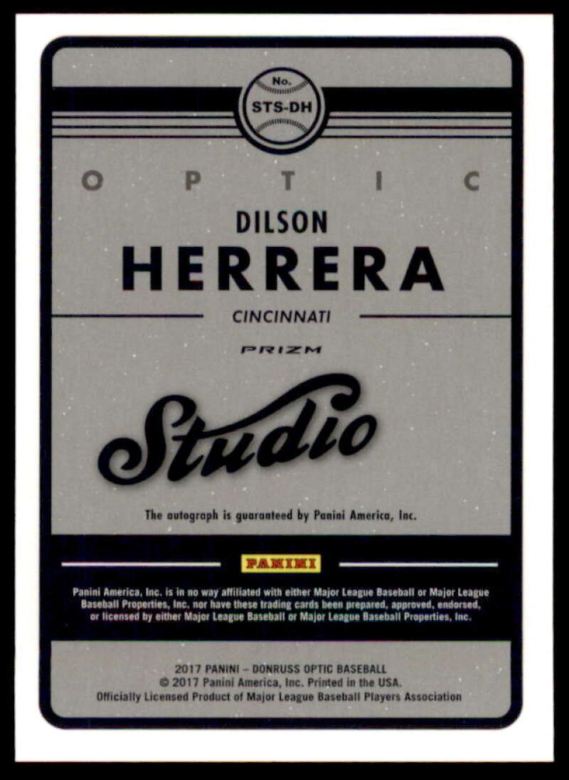 Dilson Herrera Card 2017 Donruss Optic Studio Signatures #11  Image 2