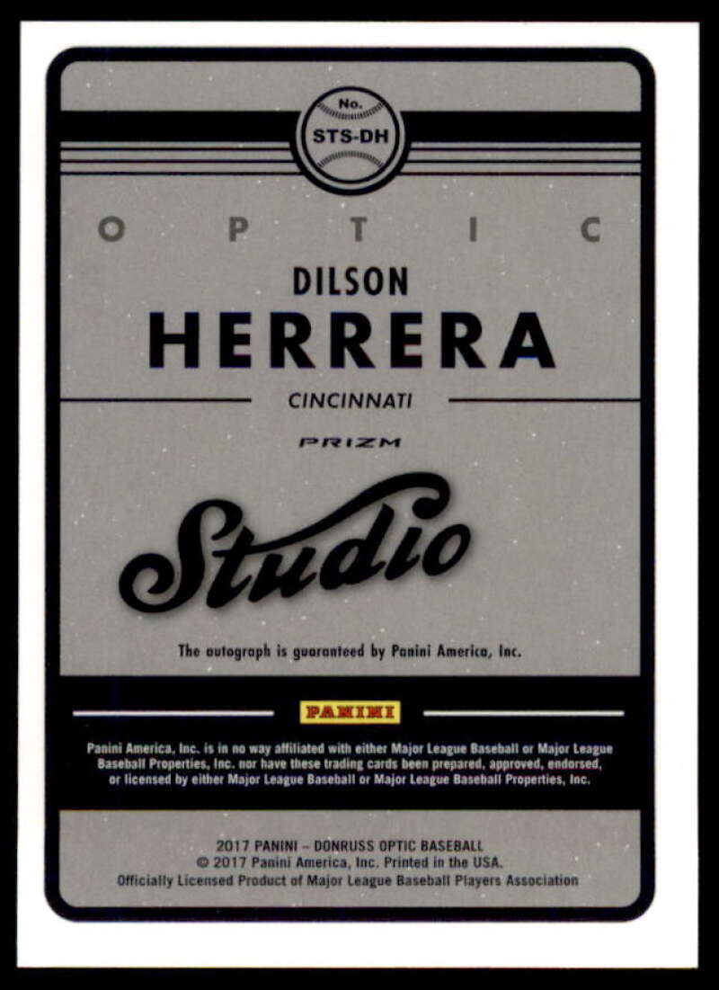 Dilson Herrera Card 2017 Donruss Optic Studio Signatures #11  Image 2