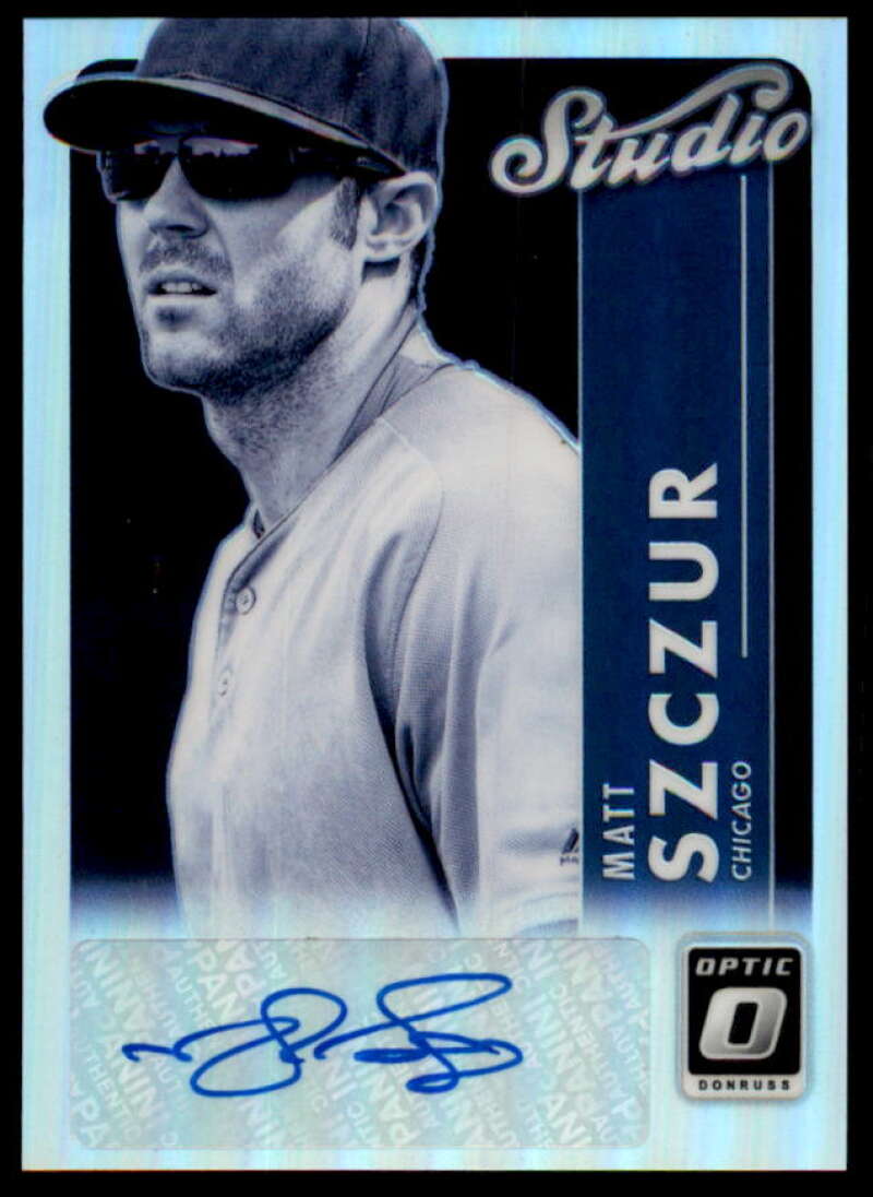 Matt Szczur Card 2017 Donruss Optic Studio Signatures #8  Image 1