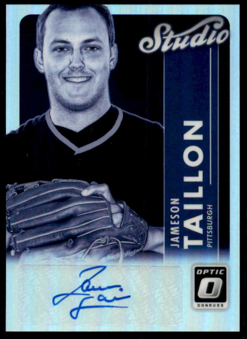 Jameson Taillon Card 2017 Donruss Optic Studio Signatures #24  Image 1