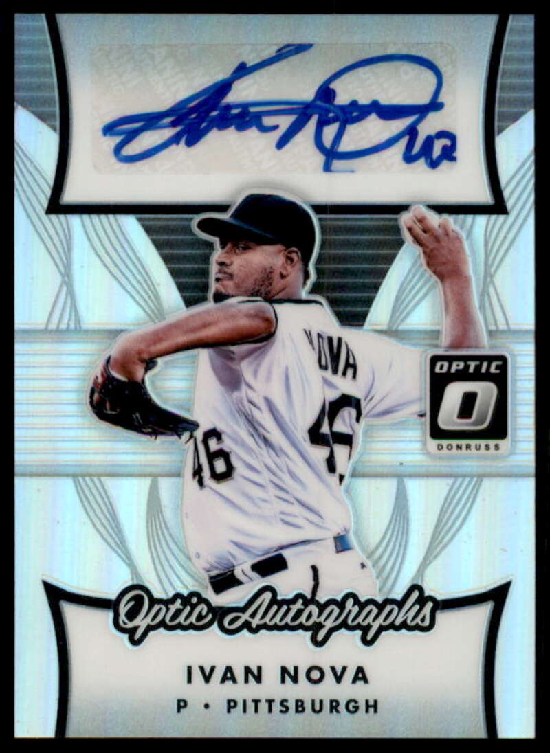 Ivan Nova Card 2017 Donruss Optic Autographs #OAIN  Image 1