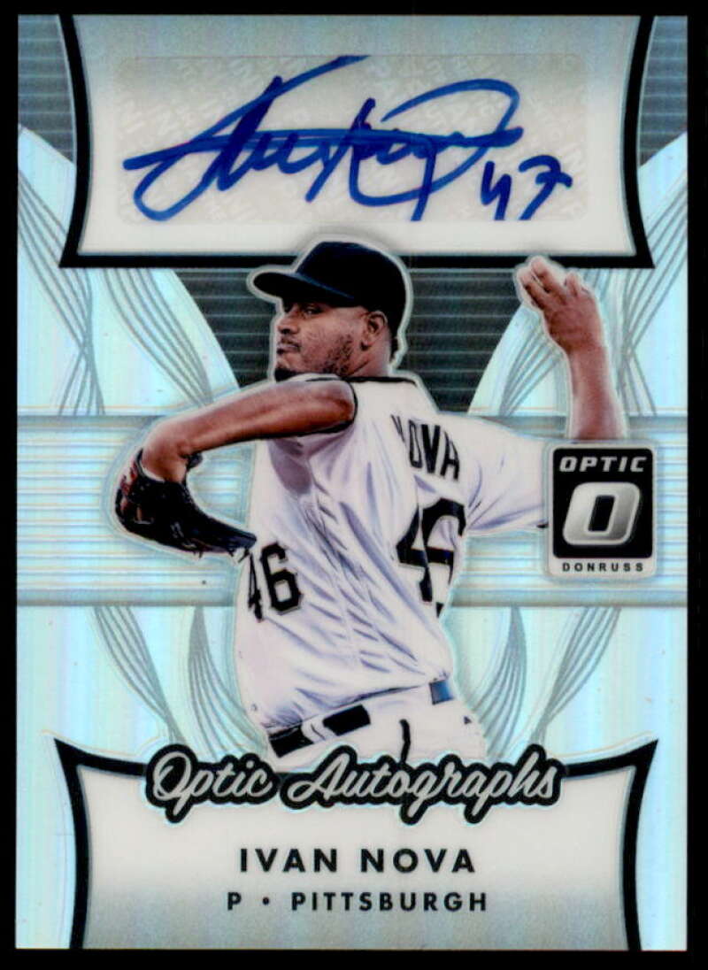Ivan Nova Card 2017 Donruss Optic Autographs #OAIN  Image 1