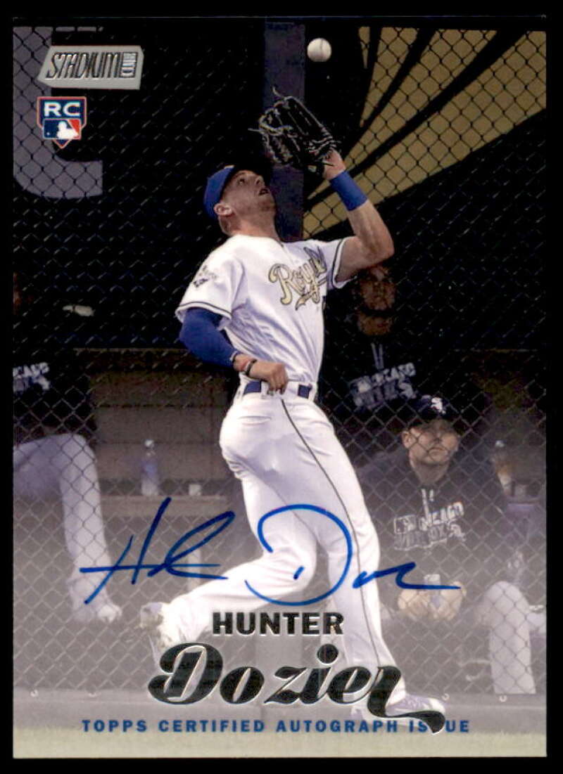 Hunter Dozier Card 2017 Stadium Club Autographs #SCAHD  Image 1