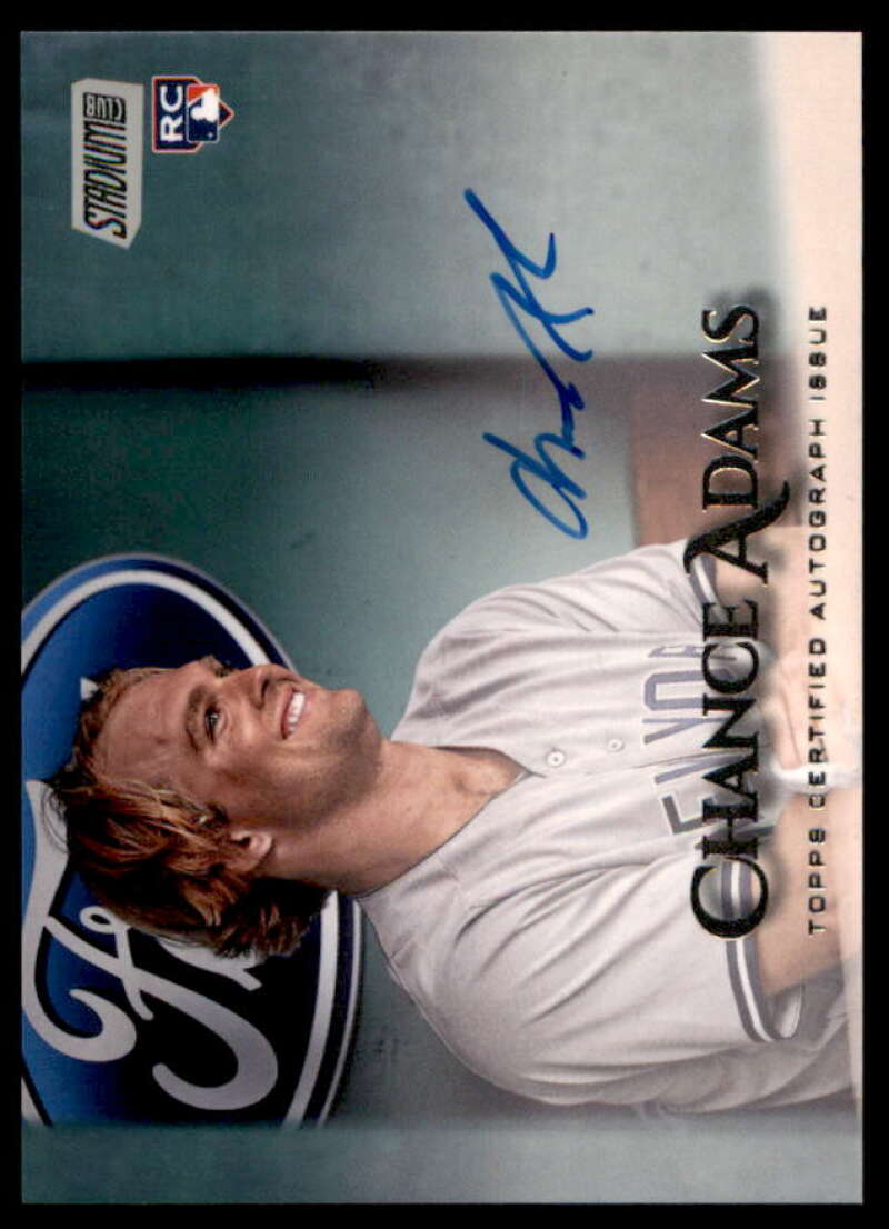 Chance Adams Card 2019 Stadium Club Autographs #SCACA  Image 1