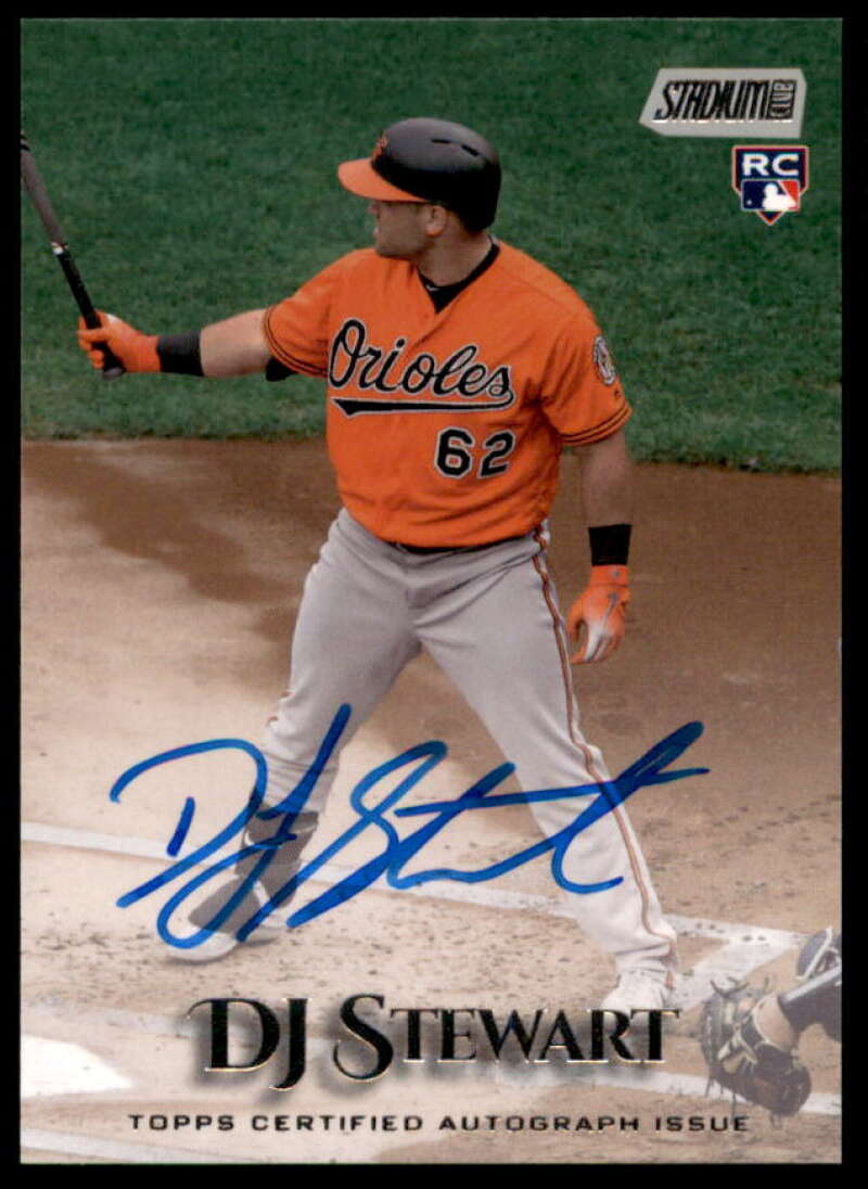 DJ Stewart Card 2019 Stadium Club Autographs #SCADST  Image 1
