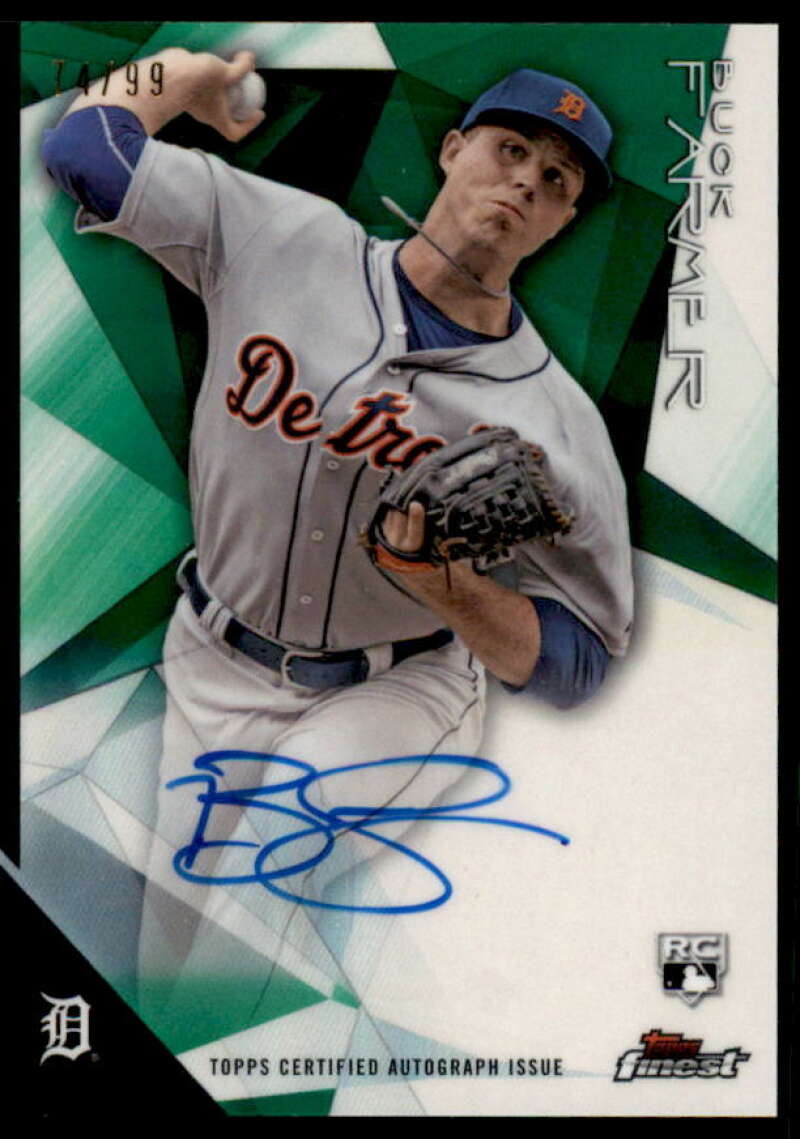 Buck Farmer Card 2015 Finest Autographs Green Refractors #FABF  Image 1