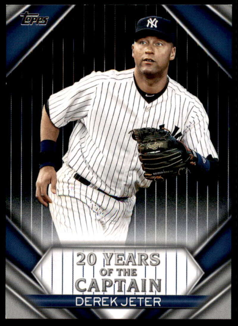 Derek Jeter Card 2020 Topps Update 20 Years of The Captain Black #YOC12  Image 1