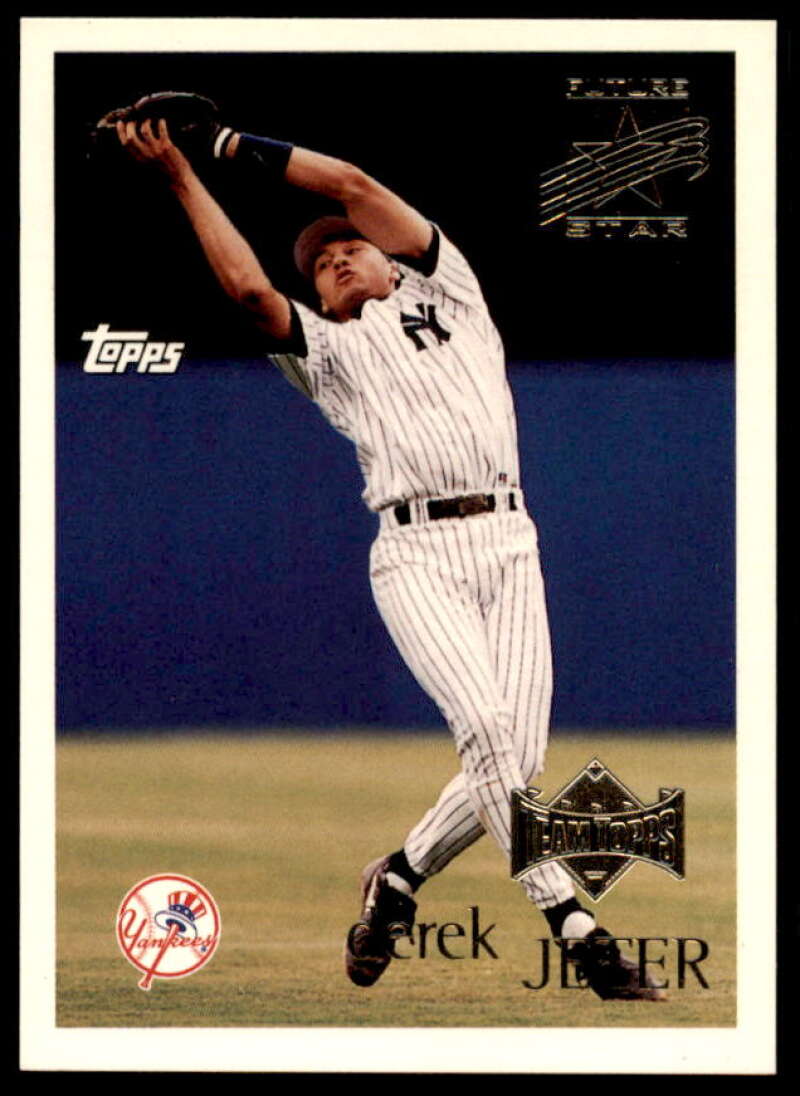 Derek Jeter Card 1996 Topps Team Topps #219  Image 1