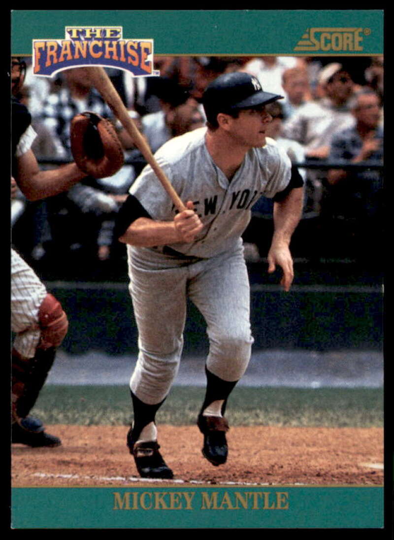 Mickey Mantle Card 1992 Score Franchise #2  Image 1