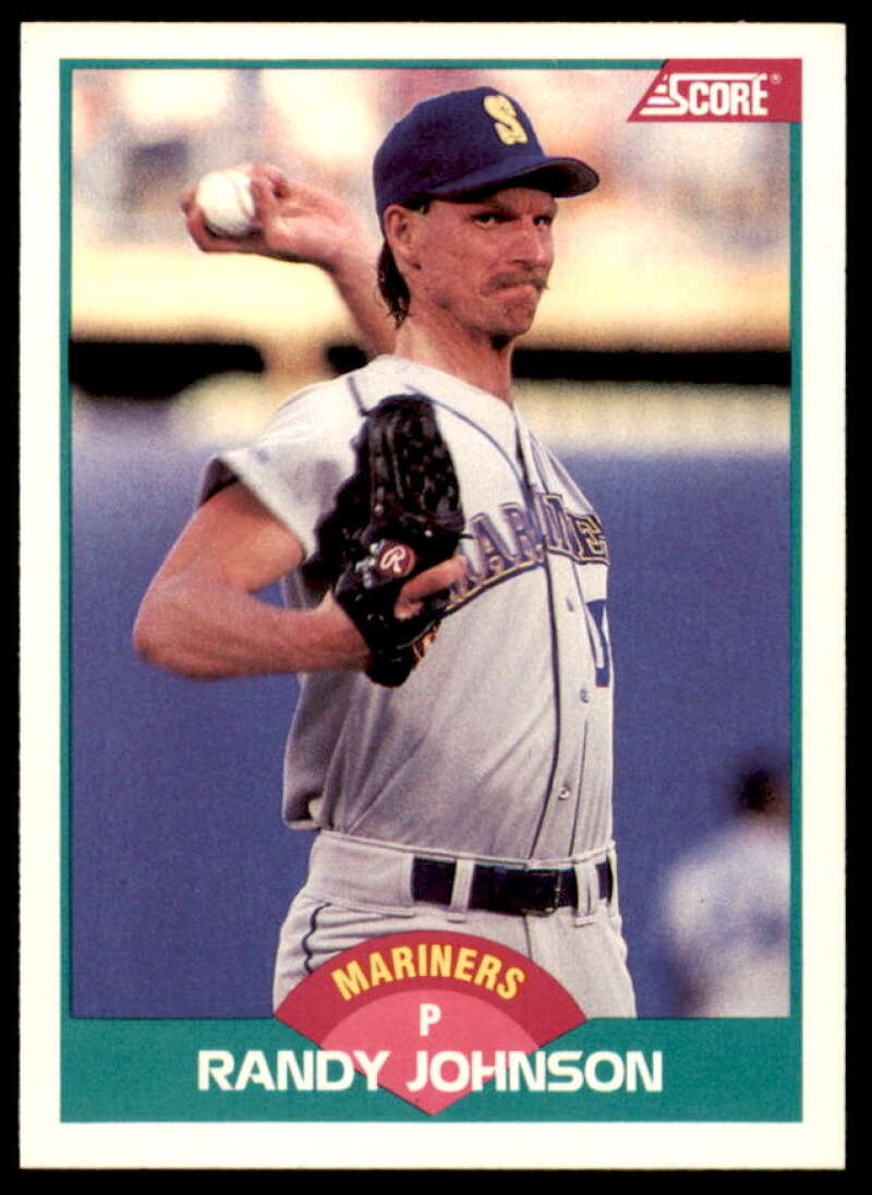 Randy Johnson Rookie Card 1989 Score Rookie/Traded #77T  Image 1