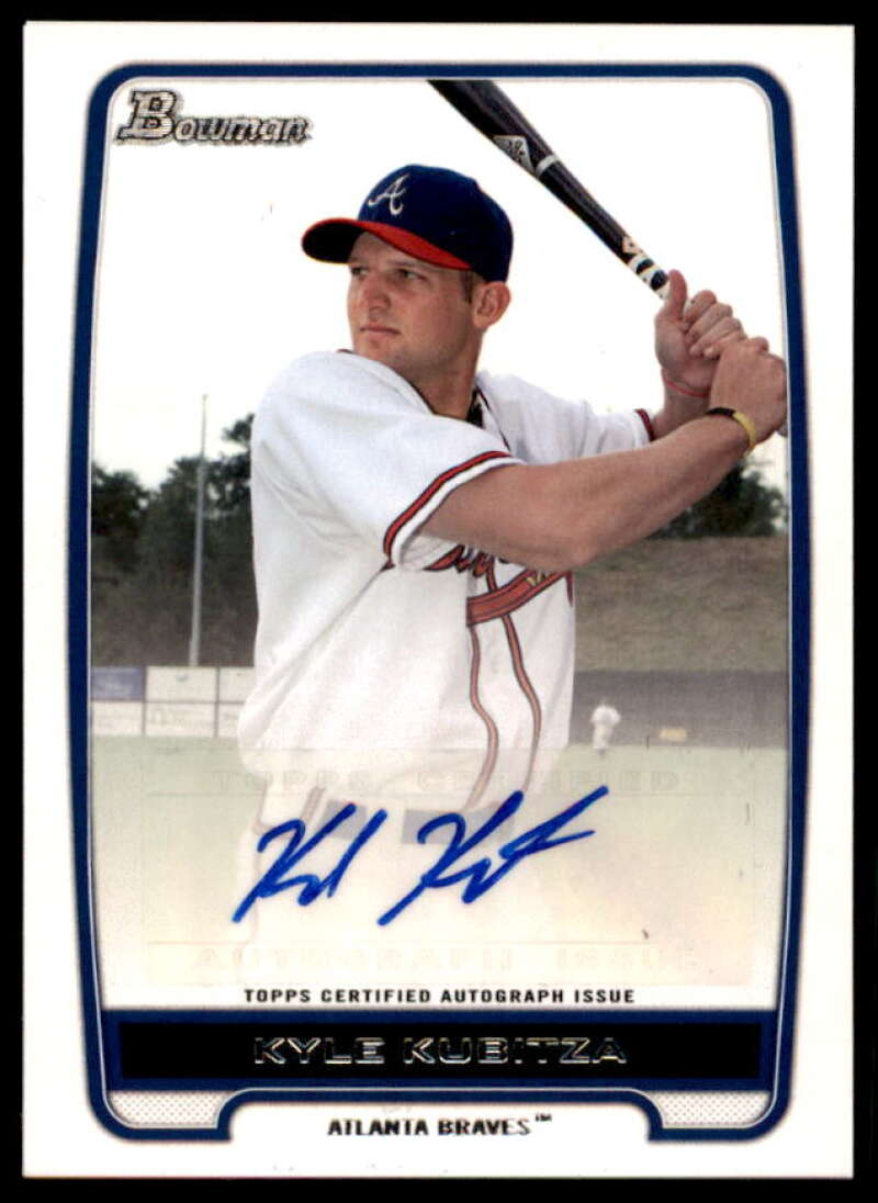 Kyle Kubitza Card 2012 Bowman Prospect Autographs #KK  Image 1