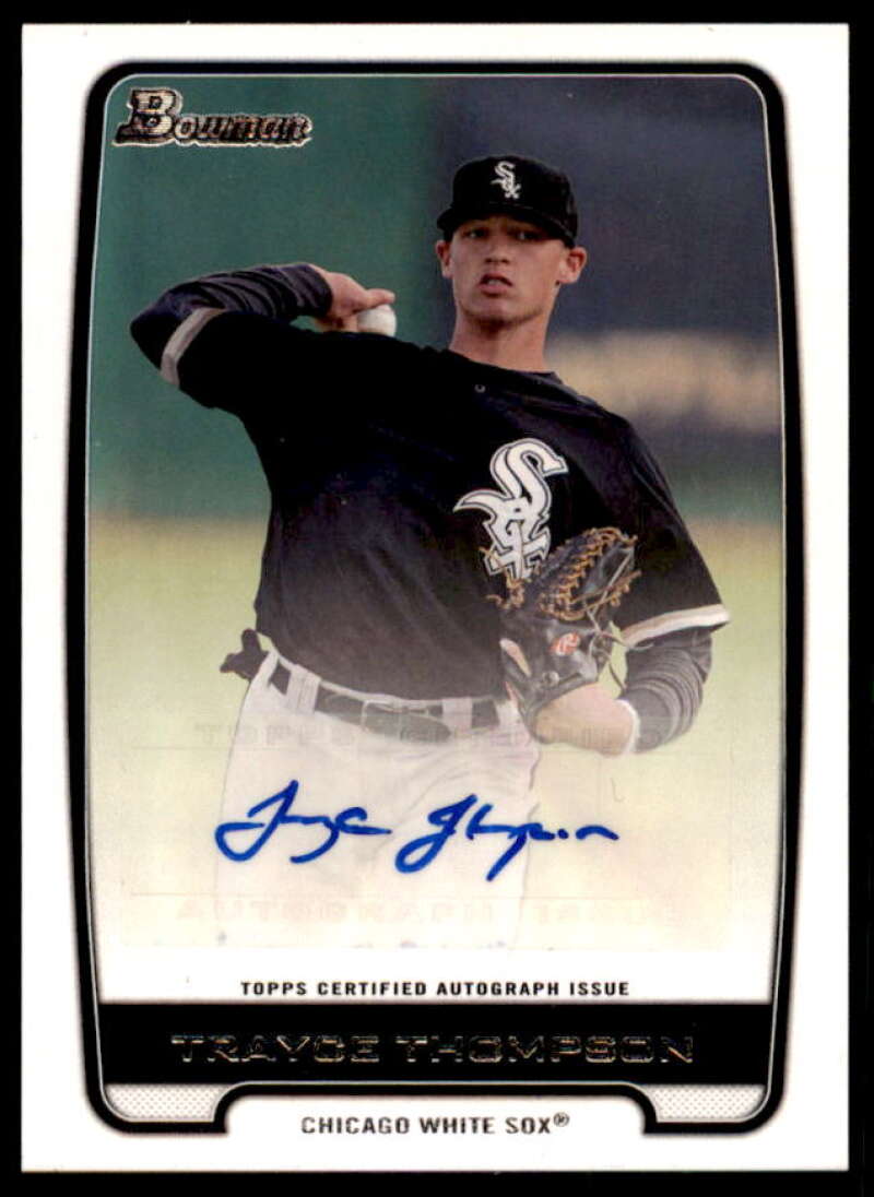 Trayce Thompson Card 2012 Bowman Prospect Autographs #TT  Image 1