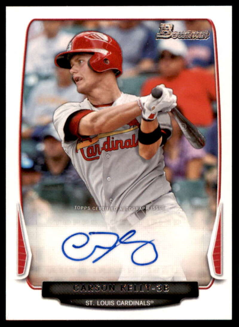 Carson Kelly Card 2012 Bowman Sterling Prospect Autographs #CK  Image 1