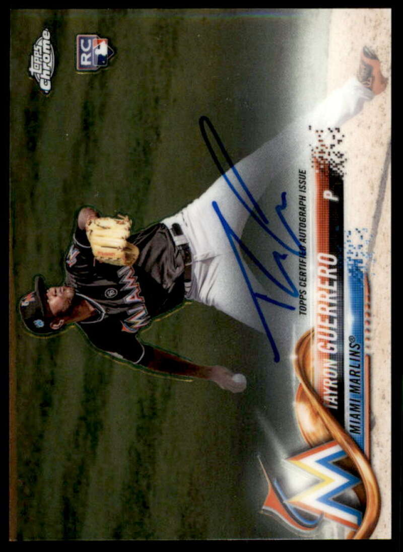 Tayron Guerrero Card 2018 Topps Chrome Rookie Autographs #RATG  Image 1
