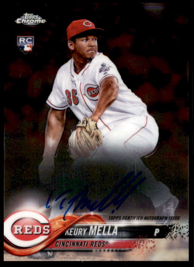 Keury Mella Card 2018 Topps Chrome Rookie Autographs #RAKM  Image 1