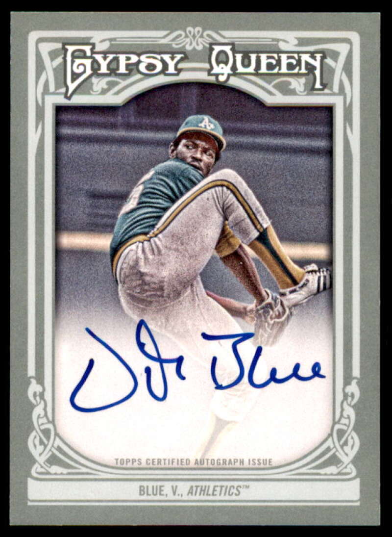 Vida Blue Card 2013 Topps Gypsy Queen Autographs #VB  Image 1