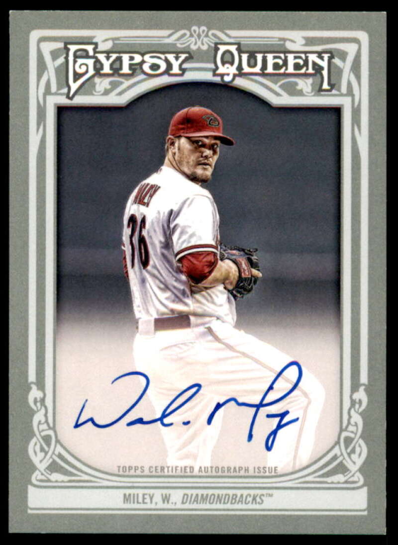 Wade Miley Card 2013 Topps Gypsy Queen Autographs #WM  Image 1