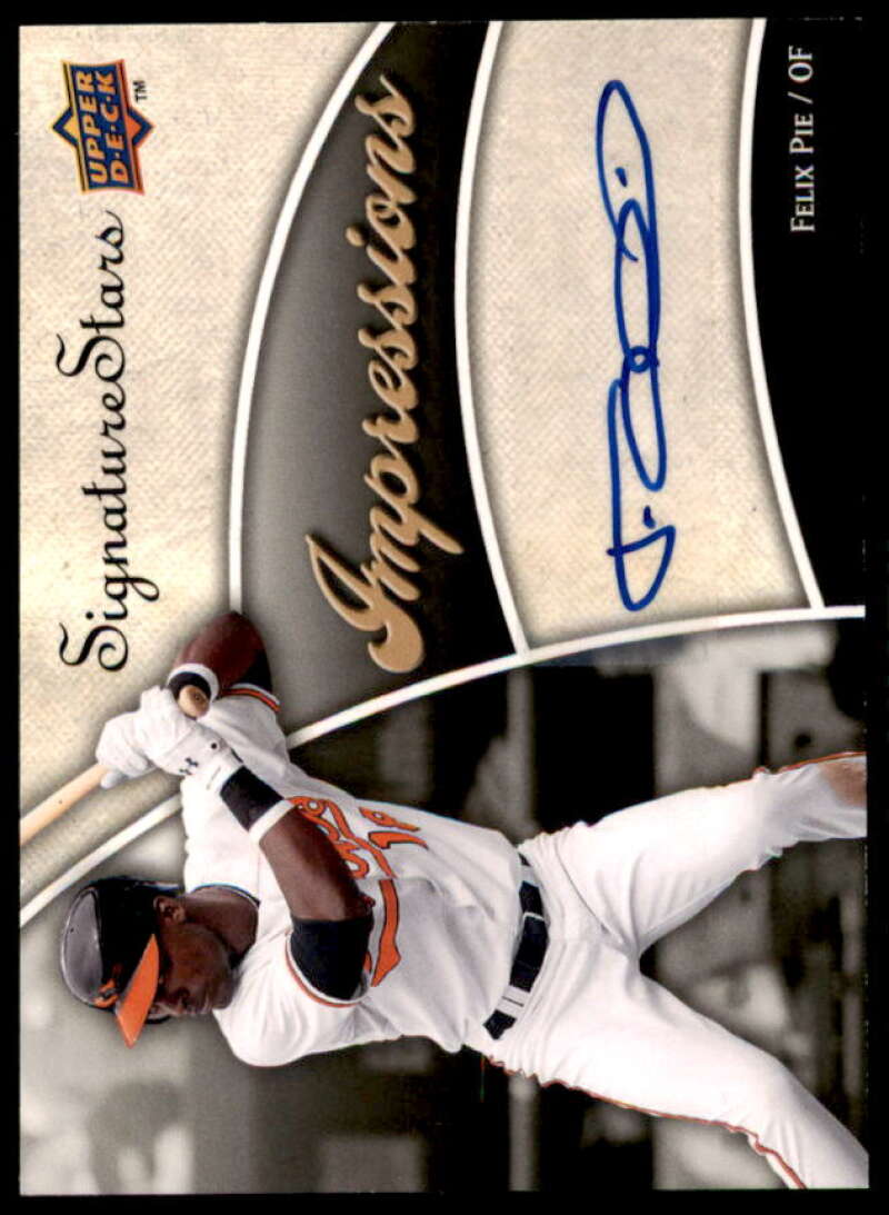 Felix Pie Rookie 2009 Upper Deck Signature Stars Impressions Signatures #PI  Image 1