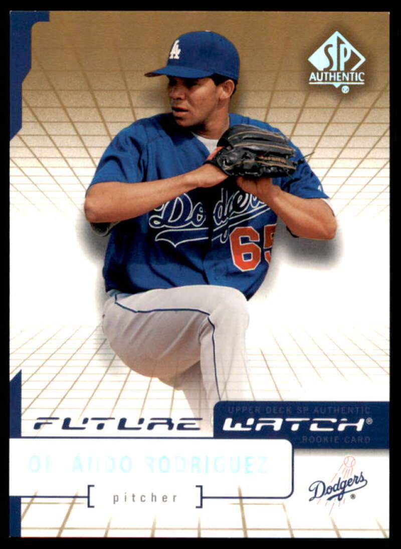 Orlando Rodriguez FW Rookie Card 2004 SP Authentic 199/99 #178  Image 1