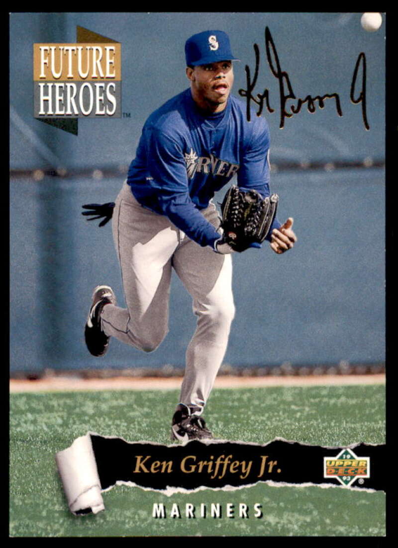 Ken Griffey Jr. Card 1993 Upper Deck Future Heroes #59  Image 1