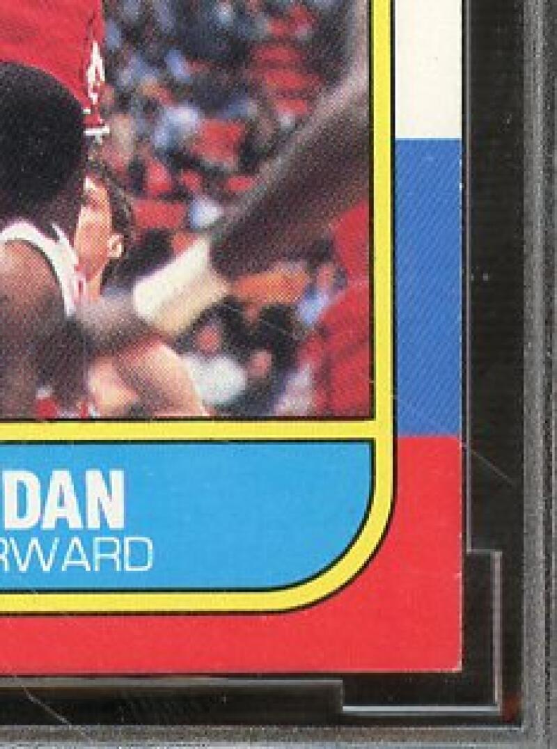 1986-87 fleer #57 MICHAEL JORDAN chicago bulls rookie card BGS BCCG 10 Image 9