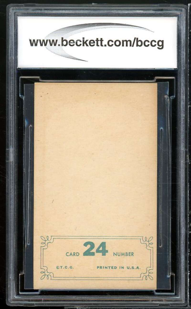 Diego Sequi Card 1965 Topps Embossed #24 BGS BCCG 8 Image 2