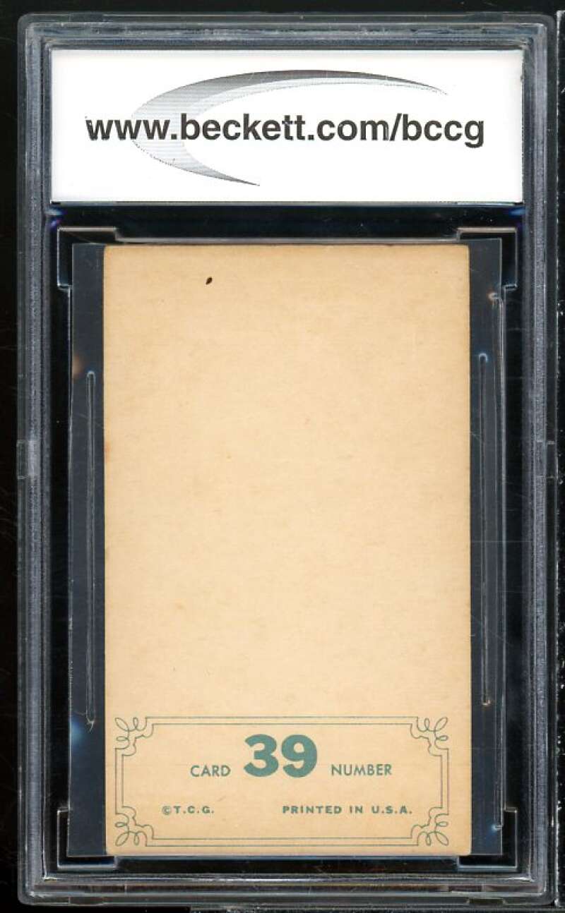 Jim Fregosi Card 1965 Topps Embossed #39 BGS BCCG 8 Image 2