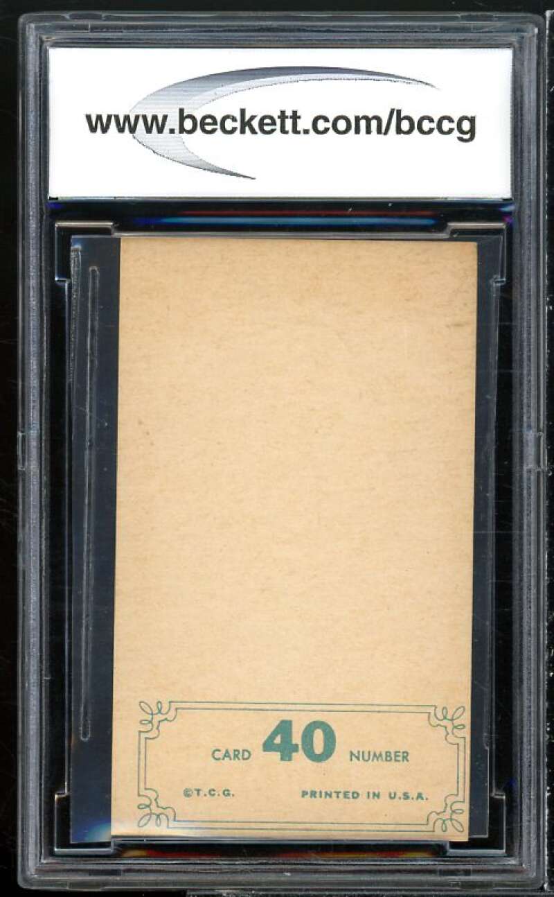 Billy Williams Card 1965 Topps Embossed #40 BGS BCCG 7 Image 2