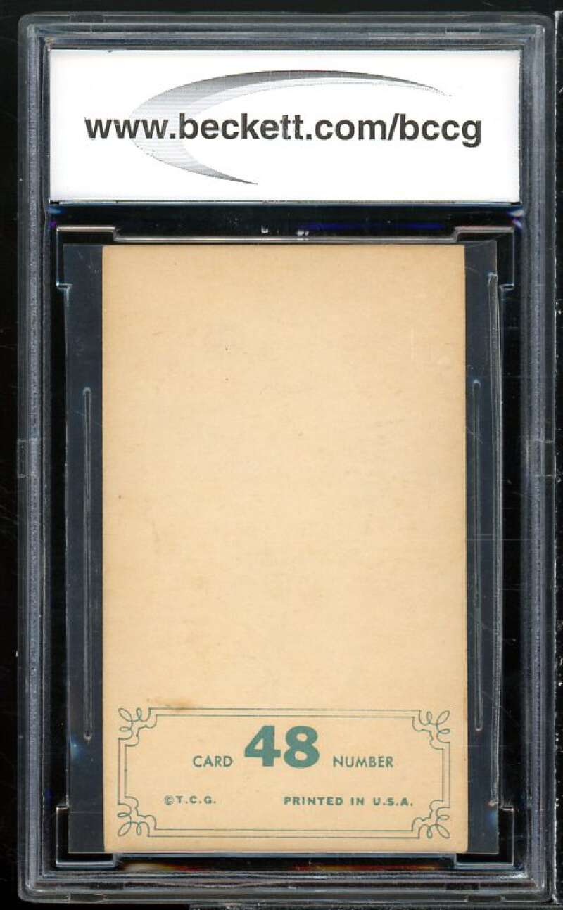 Dick Radatz Card 1965 Topps Embossed #48 BGS BCCG 8 Image 2