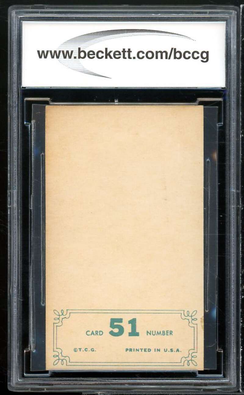 John Orsino Card 1965 Topps Embossed #51 BGS BCCG 8 Image 2