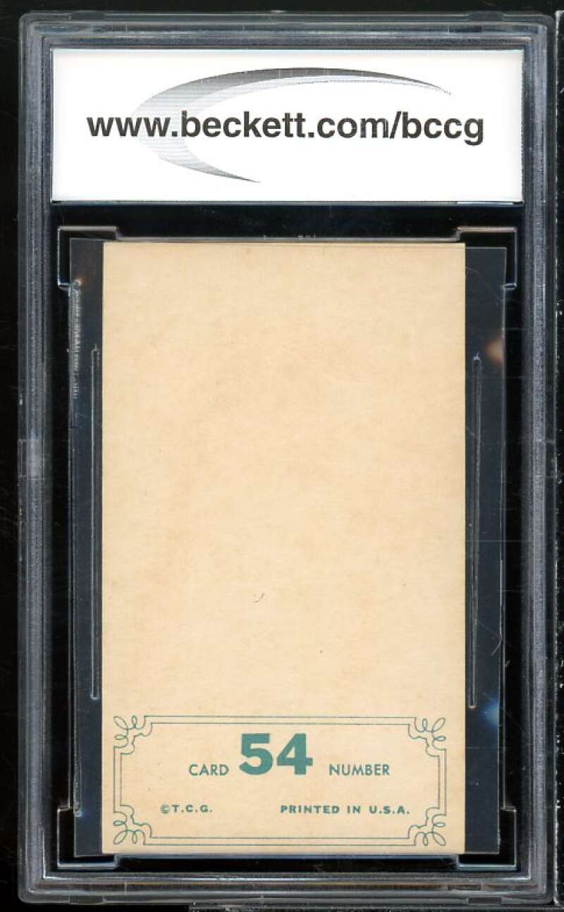 Jim King Card 1965 Topps Embossed #54 BGS BCCG 8 Image 2