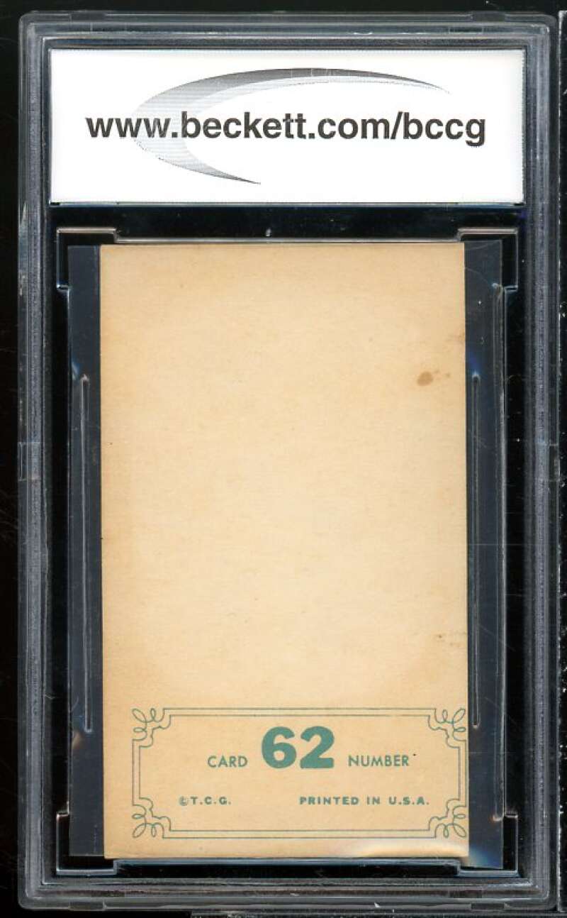 Lee Maye Card 1965 Topps Embossed #62 BGS BCCG 7 Image 2