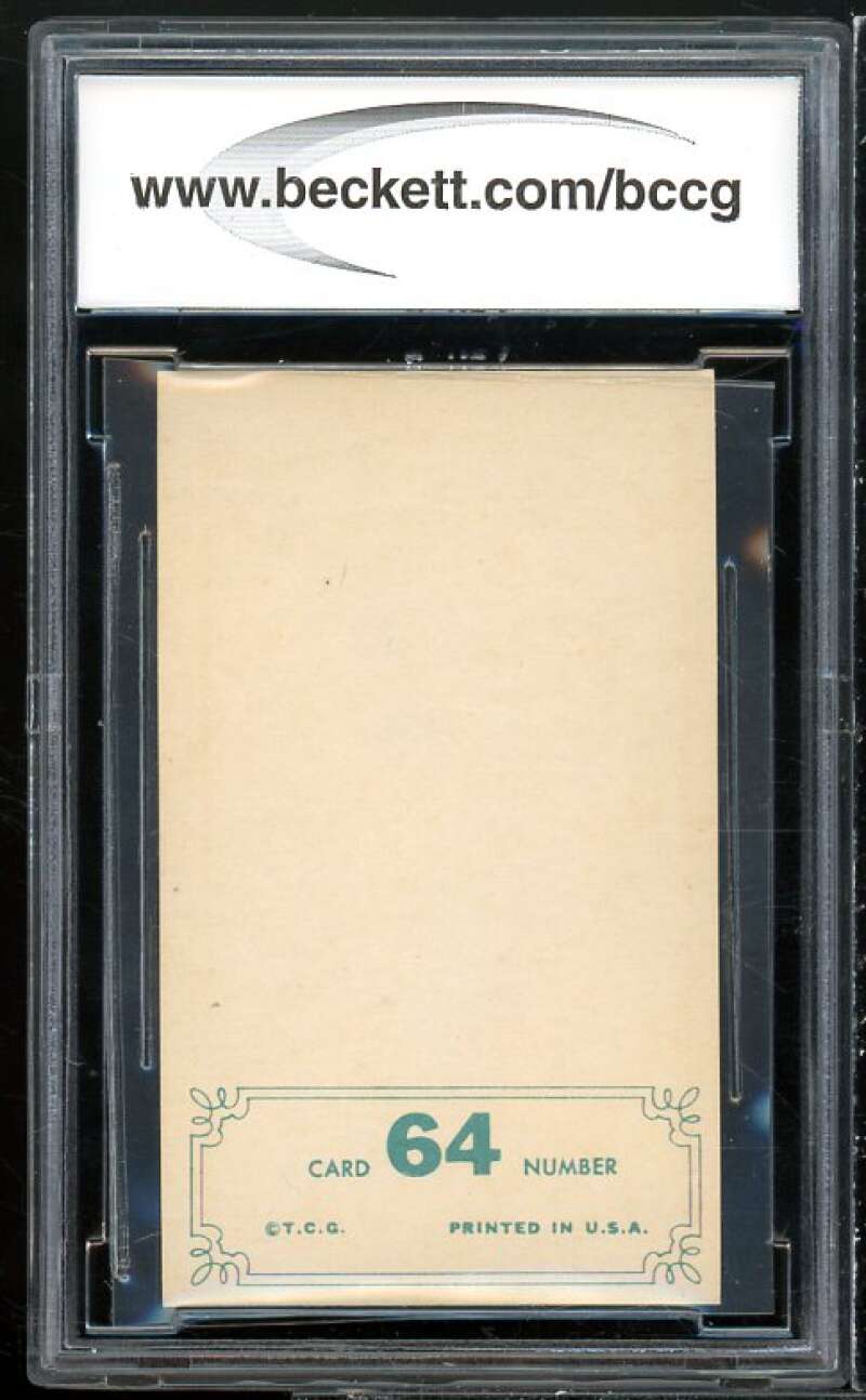 Pete Ward Card 1965 Topps Embossed #64 BGS BCCG 8 Image 2