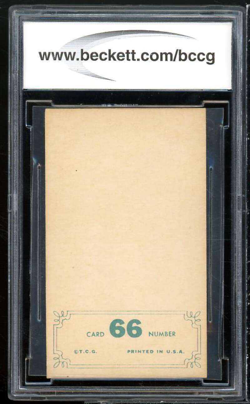 Dean Chance Card 1965 Topps Embossed #66 BGS BCCG 7 Image 2