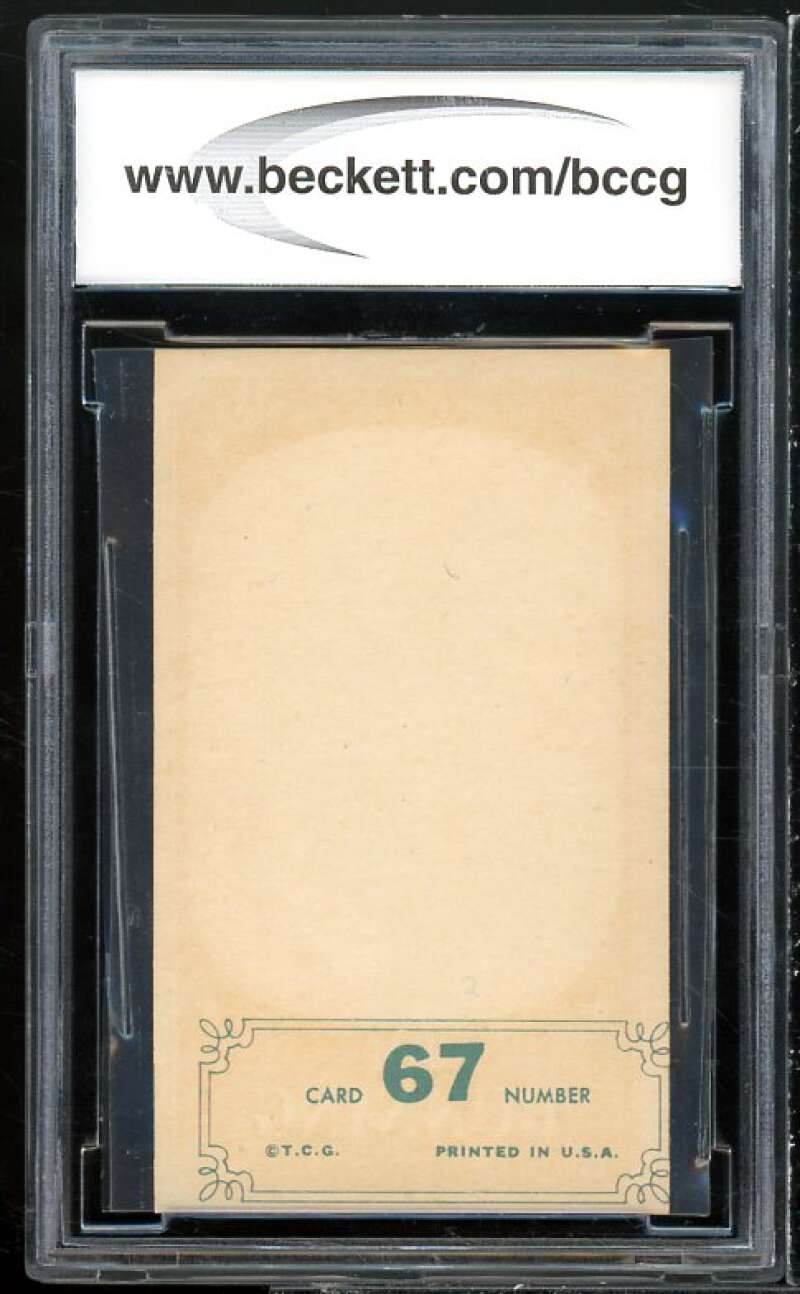 Dick Ellsworth Card 1965 Topps Embossed #67 BGS BCCG 7 Image 2