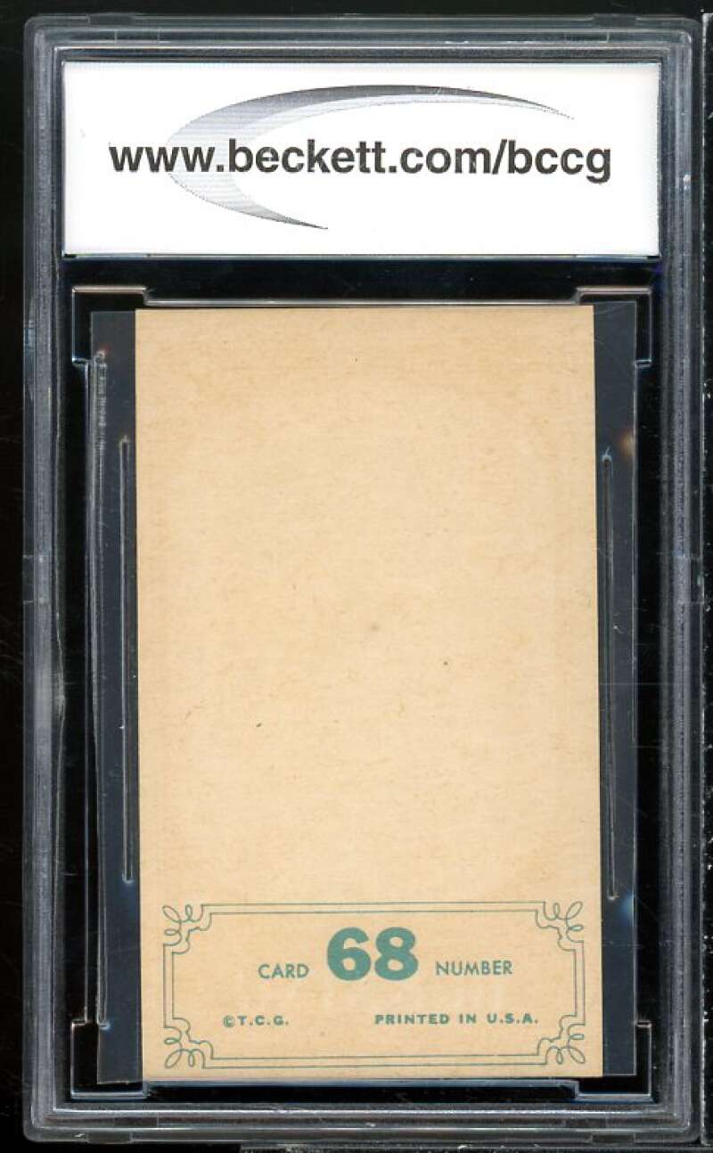 Jim Maloney Card 1965 Topps Embossed #68 BGS BCCG 8 Image 2